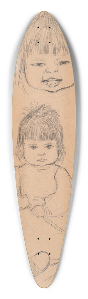 Georges Lacombe - Sylvie 39.3 inch art pintail longboard deck