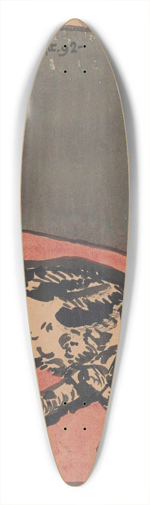 Georges Lemmen - Cat 39.3 inch art pintail longboard deck