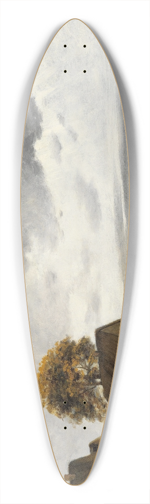 Georges Michel - Landschaft bei Paris 39.3 inch art pintail longboard deck