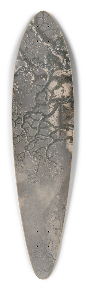 George Smith - A Winter Landscape 39.3 inch art pintail longboard deck