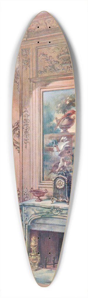 Georges Rmon - Bibliothque Louis XIV. 39.3 inch art pintail longboard deck