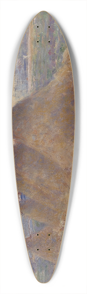 Georges Seurat - Haystacks 39.3 inch art pintail longboard deck