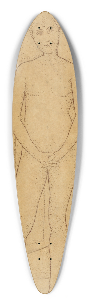 Georges Seurat - Study after The Models 39.3 inch art pintail longboard deck
