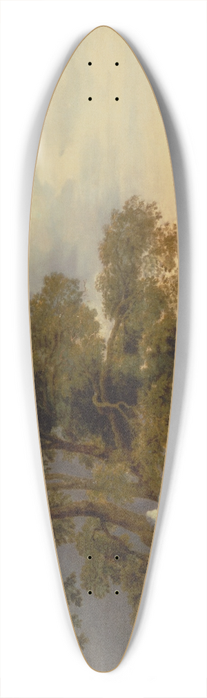 George Stubbs - Two Gentlemen Shooting 39.3 inch art pintail longboard deck