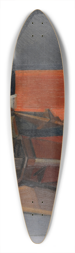 Georges Valmier - Nature morte aux jouets 39.3 inch art pintail longboard deck