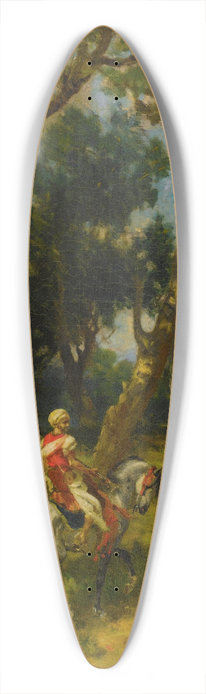Georges Washington - The Sheik 39.3 inch art pintail longboard deck