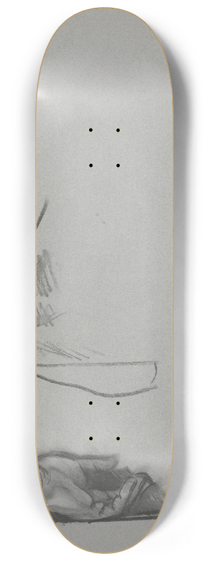 John Singer Sargent - Studies of Hands 8.25 inch art skate deck