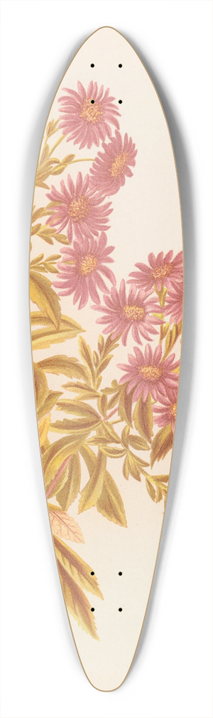 Georgina Burne Hetley - Olearia Semidentata 39.3 inch art pintail longboard deck