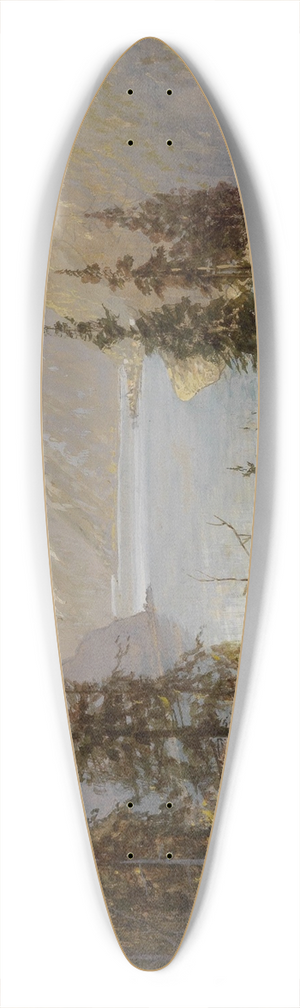 Georg Janny - Hallstdter See 39.3 inch art pintail longboard deck
