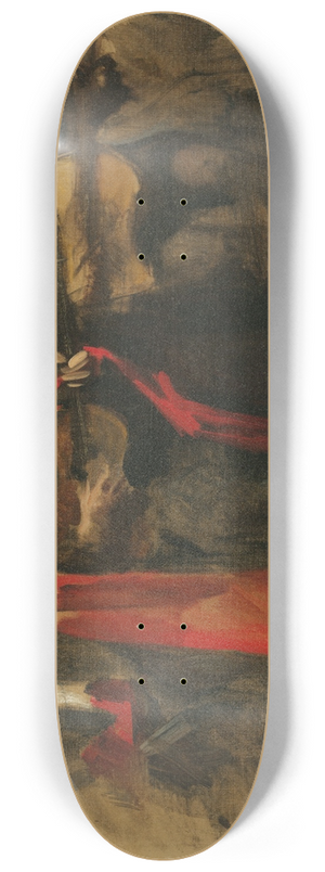 John Singer Sargent - Study for Seated Musicians for El Jaleo 8.25 inch art skate deck