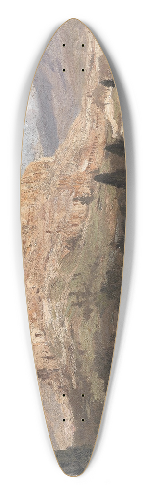 Georg Macco - Akropolis 39.3 inch art pintail longboard deck