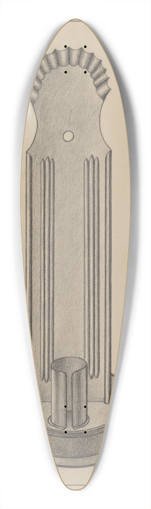 Gerald Bernhardt - Wall Sconce 39.3 inch art pintail longboard deck