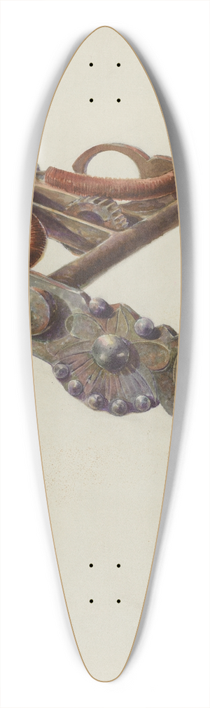 Gerald Transpota - Bit 39.3 inch art pintail longboard deck