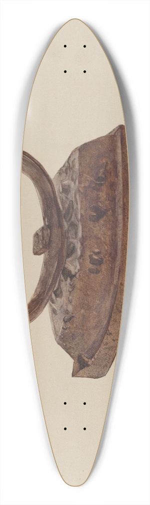 Gerard Barnett - Iron 39.3 inch art pintail longboard deck