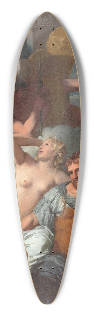 Gerard de Lairesse - Mercury Ordering Calypso To Release Odysseus 39.3 inch art pintail longboard deck