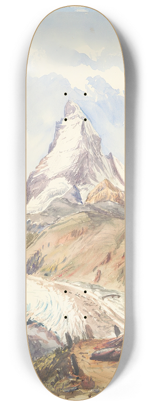 John Singer Sargent - The Matterhorn 8.25 inch art skate deck