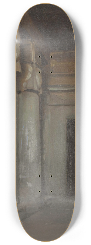 John Singer Sargent - The Temple Of Denderah 8.25 inch art skate deck