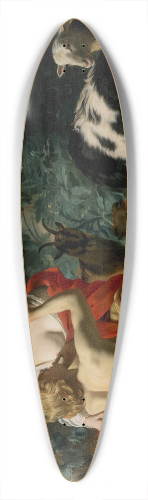 Gerard van Honthorst - Granida and Daifilo 39.3 inch art pintail longboard deck