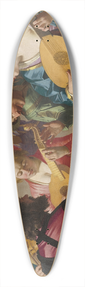 Gerard van Honthorst - The Concert 39.3 inch art pintail longboard deck
