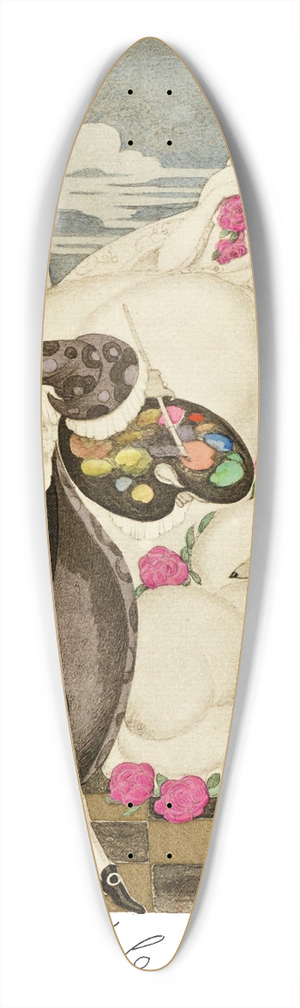 Gerda Wegener - Sur talons rouges pl 05 39.3 inch art pintail longboard deck