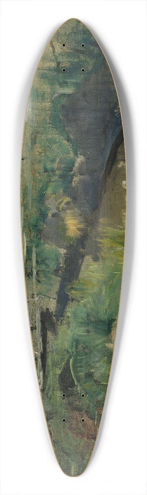 Gerhard Munthe - View from Brum 39.3 inch art pintail longboard deck