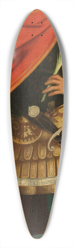 Gerolamo Giovenone - Saint Gervase 39.3 inch art pintail longboard deck