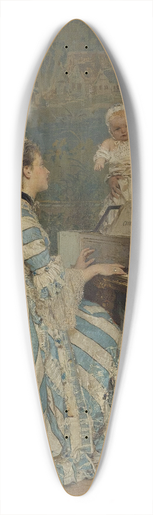 Gerolamo Induno - Babys Delight 39.3 inch art pintail longboard deck