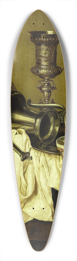 Gerret Willemsz Heda - Still Life 39.3 inch art pintail longboard deck