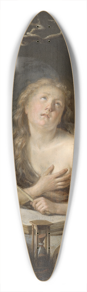 Gerrit Dou - Die bssende Maria Magdalena in der Einde 39.3 inch art pintail longboard deck