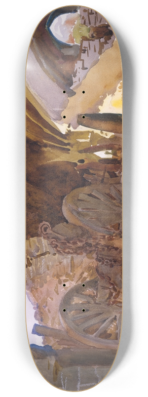 John Singer Sargent - Wheels in Vault 8.25 inch art skate deck
