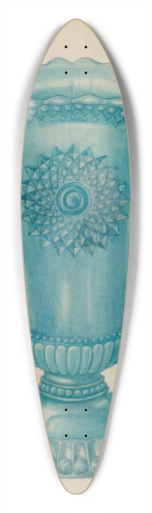 Gertrude Lemberg - Vase 39.3 inch art pintail longboard deck