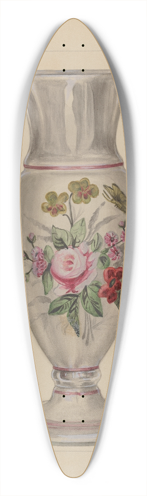 Gertrude Lemberg - Vase 39.3 inch art pintail longboard deck