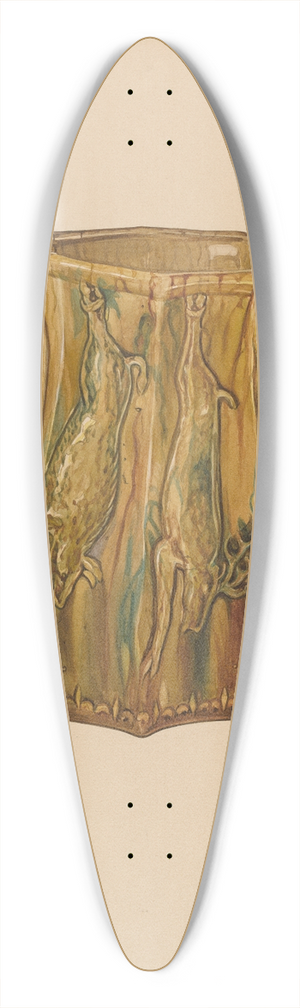 Giacinto Capelli - Pitcher 39.3 inch art pintail longboard deck