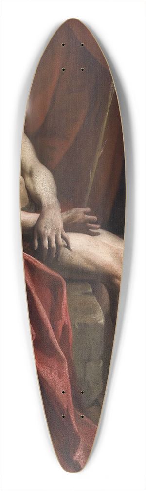 Gian Lorenzo Bernini - Christ Mocked 39.3 inch art pintail longboard deck