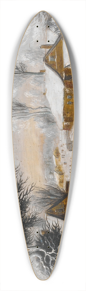 Gijsbrecht Leytens - Winter Landscape 39.3 inch art pintail longboard deck