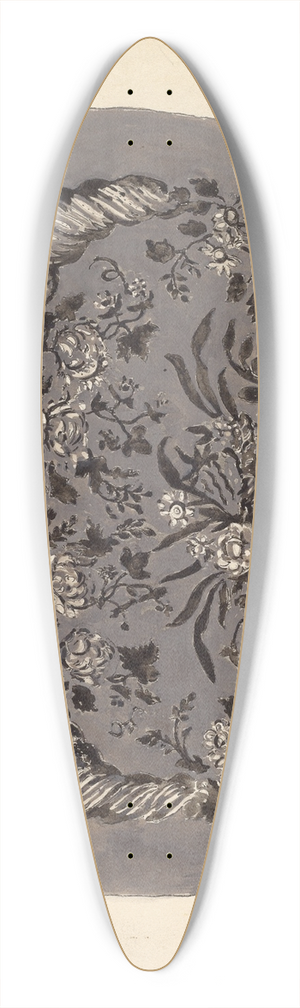 Gilbert Sackerman - Bandbox Cover 39.3 inch art pintail longboard deck