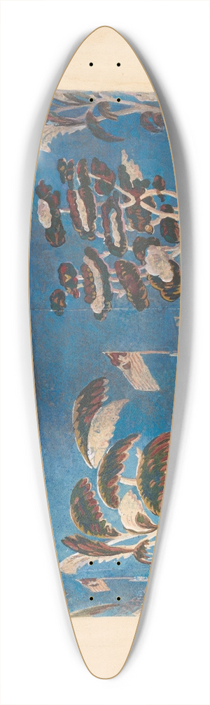 Gilbert Sackerman - Bandbox with Cover 39.3 inch art pintail longboard deck
