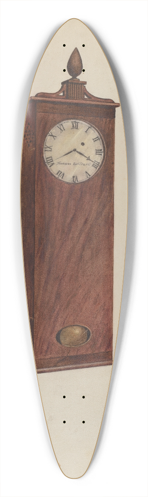 Gilbert Sackerman - Mantel Clock 39.3 inch art pintail longboard deck