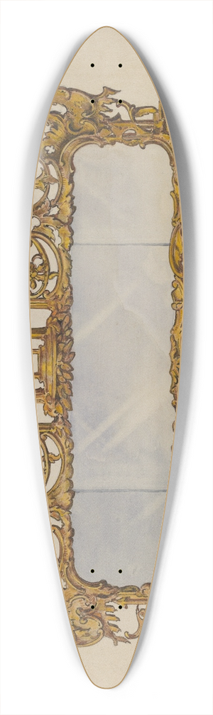 Gilbert Sackerman - Mirror 39.3 inch art pintail longboard deck