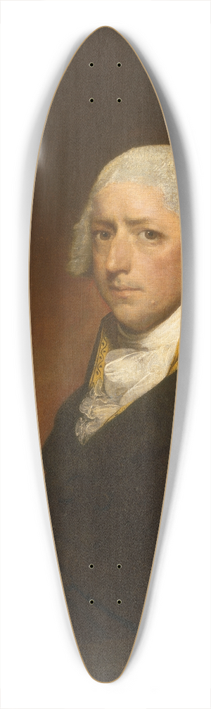 Gilbert Stuart - John Ashe 39.3 inch art pintail longboard deck