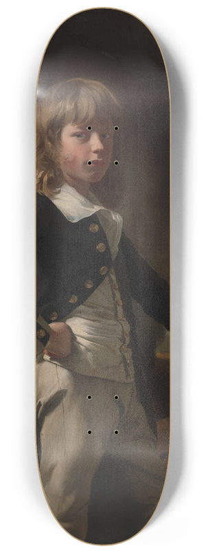 John Singleton Copley - Midshipman Augustus Brine 8.25 inch art skate deck