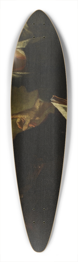 Gioacchino Assereto - Saint Augustine and Saint Monica 39.3 inch art pintail longboard deck
