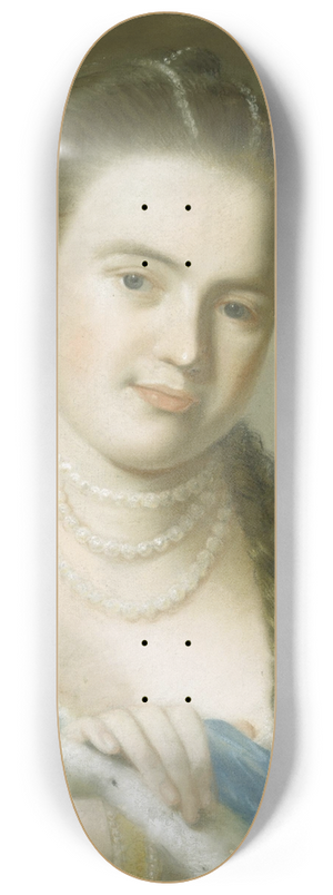 John Singleton Copley - Portrait of Mrs. Gawen Brown 8.25 inch art skate deck