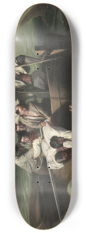 John Singleton Copley - Watson and the Shark 8.25 inch art skate deck
