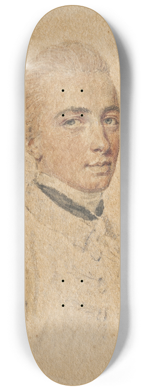 John Smart - Portrait of a Man 8.25 inch art skate deck John Smart - Portrait of a Man 8.25 inch art skate deck