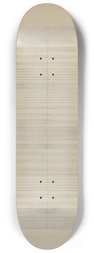 American 20th Century - Textile 8.25 inch art skate deck