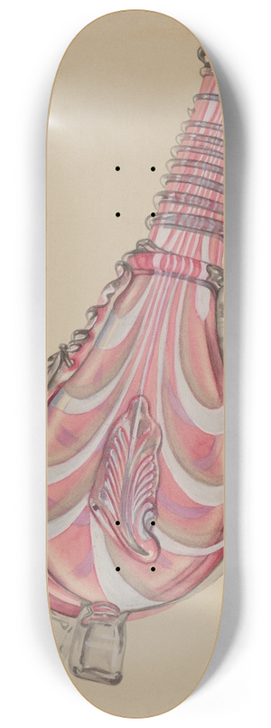 John Tarantino - Bellows Bottle 8.25 inch art skate deck