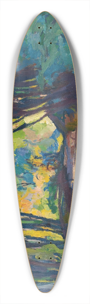 Giovanni Giacometti - Waldweg 39.3 inch art pintail longboard deck