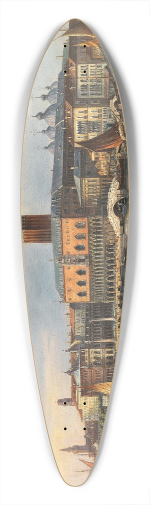 Giovanni Grubacs - Palazzo Ducale 39.3 inch art pintail longboard deck