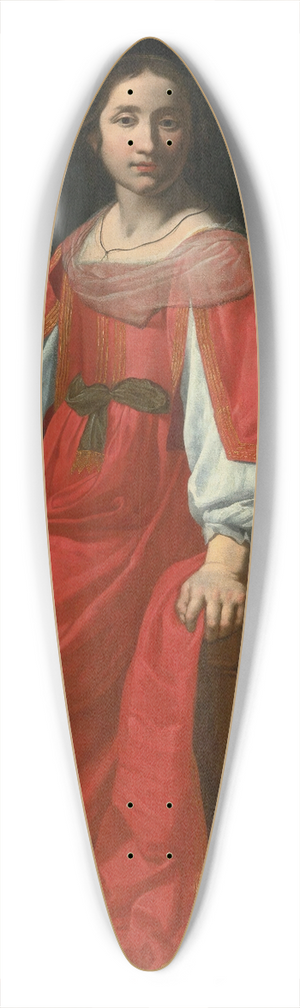 Giovanni Martinelli - Saint Cecilia With Two Angels 39.3 inch art pintail longboard deck